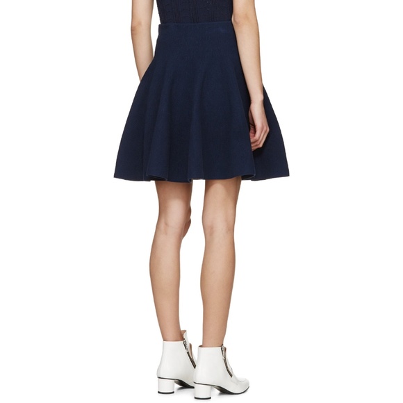 Navy Kenzo Flare Skirt - Size S - Picture 3 of 7
